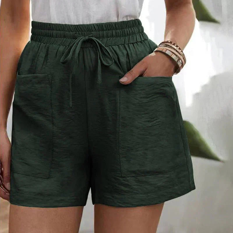 Alani | Easygoing Linen Blend Shorts