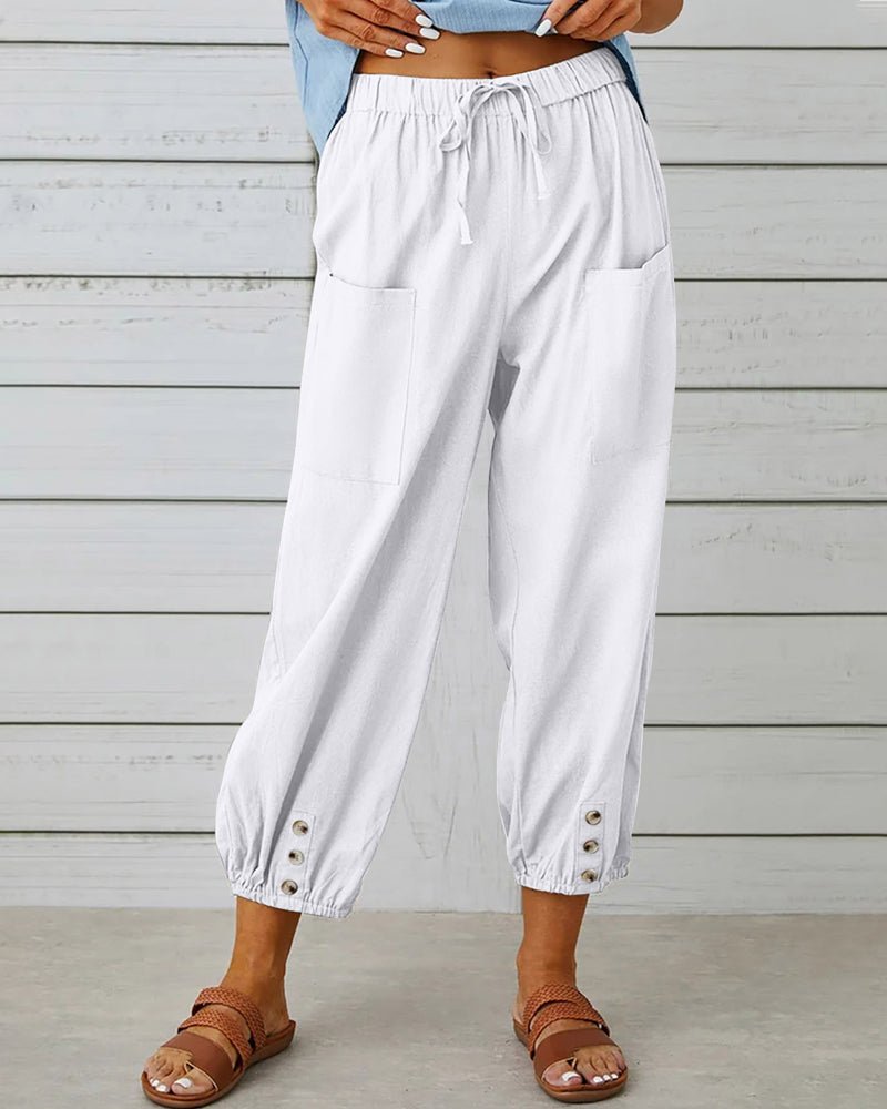 Neve | Stylish High-Waisted Trousers