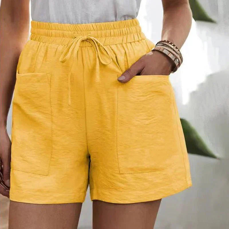 Alani | Easygoing Linen Blend Shorts