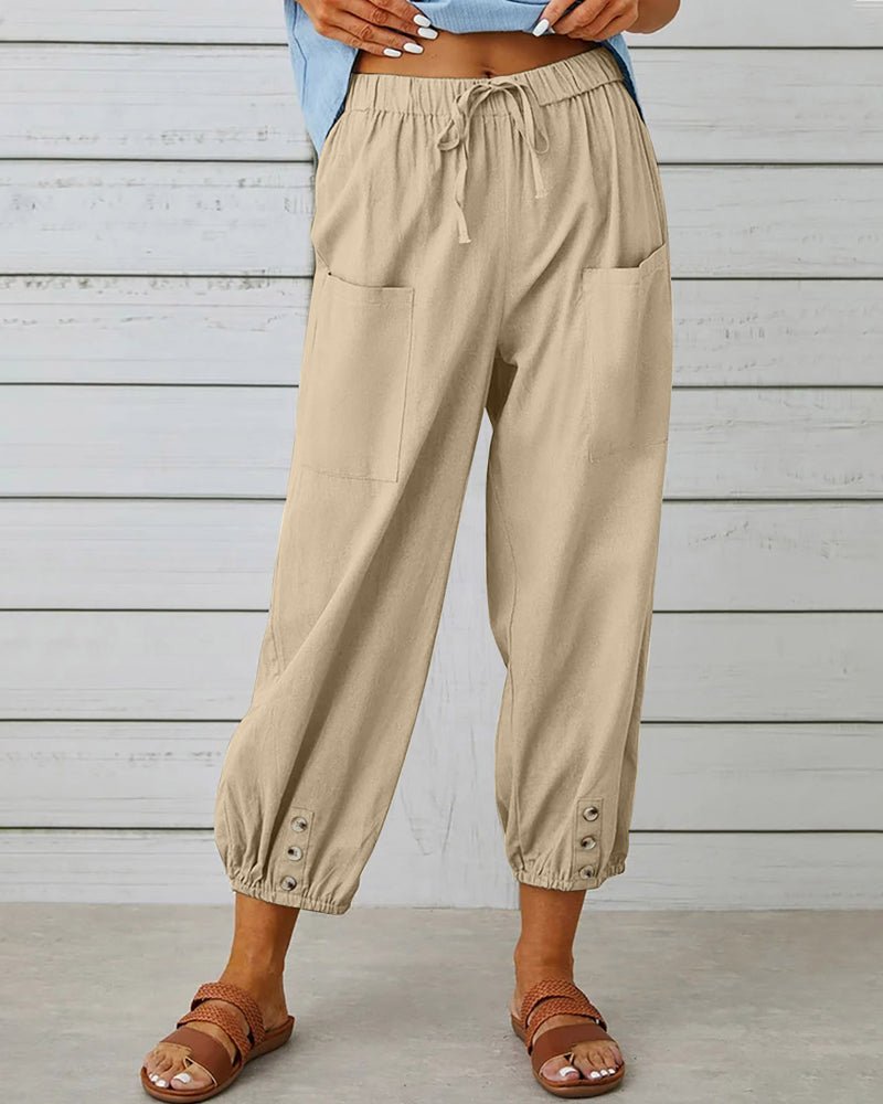 Neve | Stylish High-Waisted Trousers