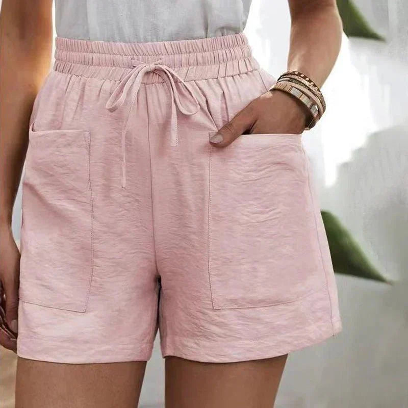 Alani | Easygoing Linen Blend Shorts