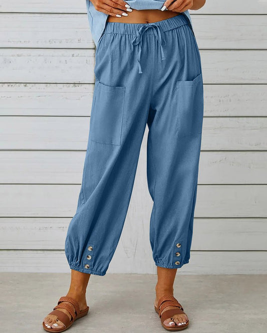 Neve | Stylish High-Waisted Trousers