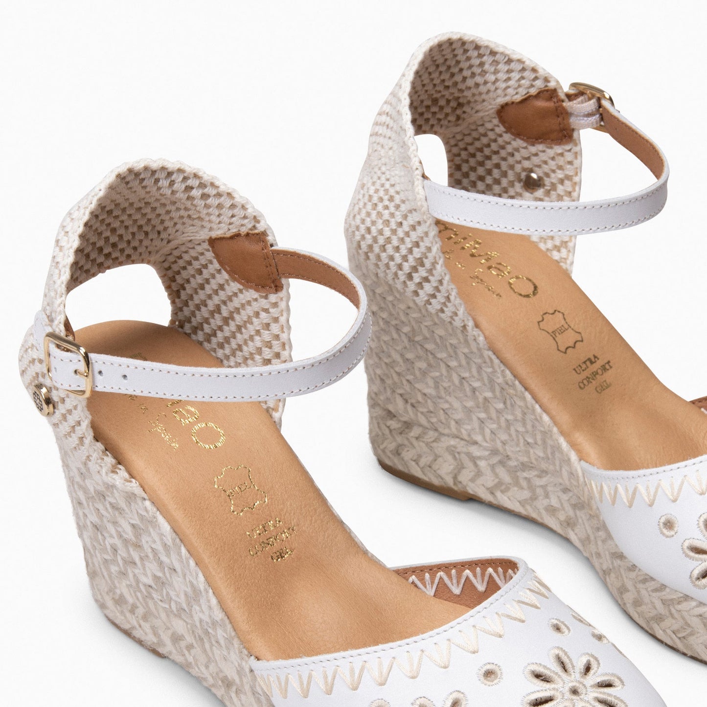 Casares - White Nappa Espadrilles